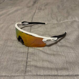 Oakley Radar EV Path Sunglasses Red Lens / White and Black Frame